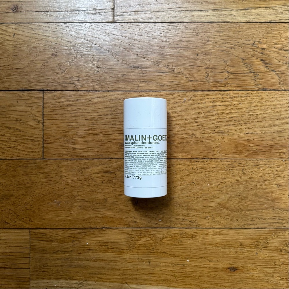 NWT Malin + Goetz eucalyptus deodorant, 2.6 fl oz